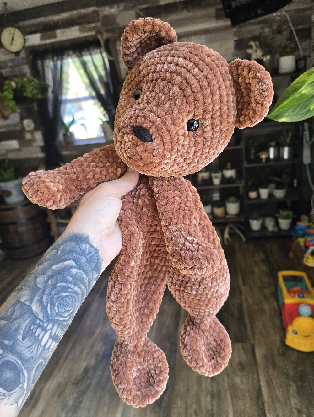 Crochet Bear Snuggler
